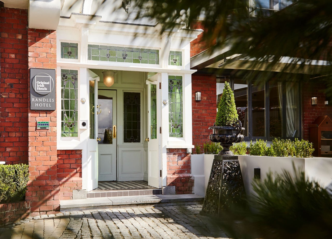 Entrance to hotel