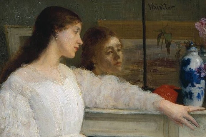 Symphony in White, No. 2: The Little White Girl by James McNeill Whistler.