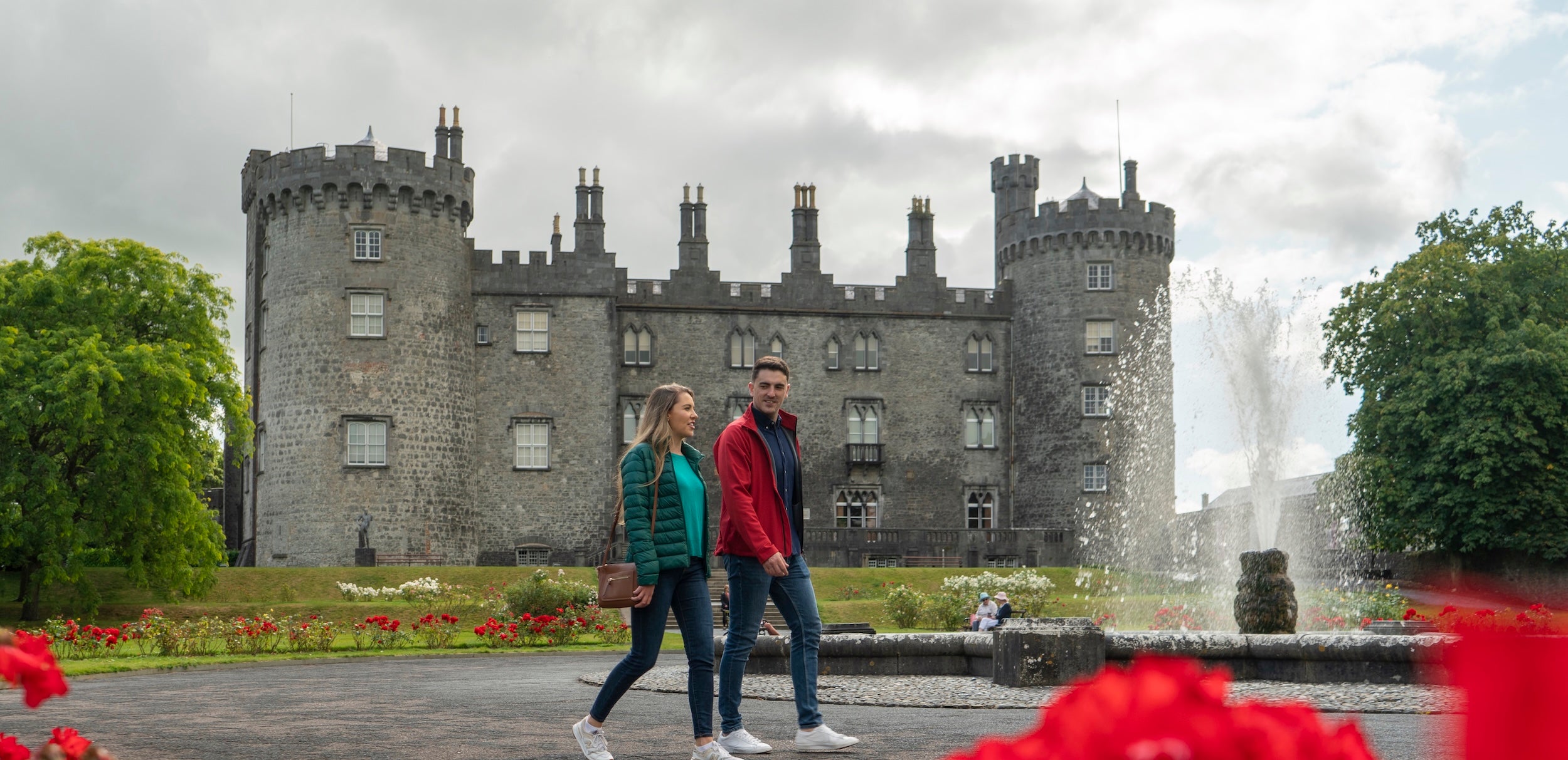 A couple at Kilkenny Castle in Co Kilkenny