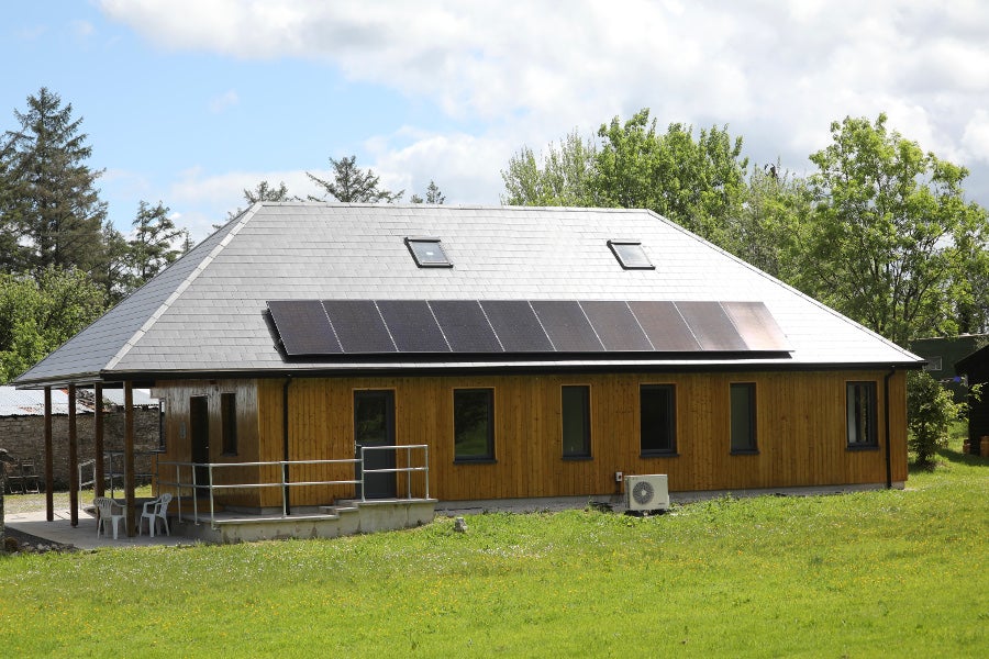 Outside view of property