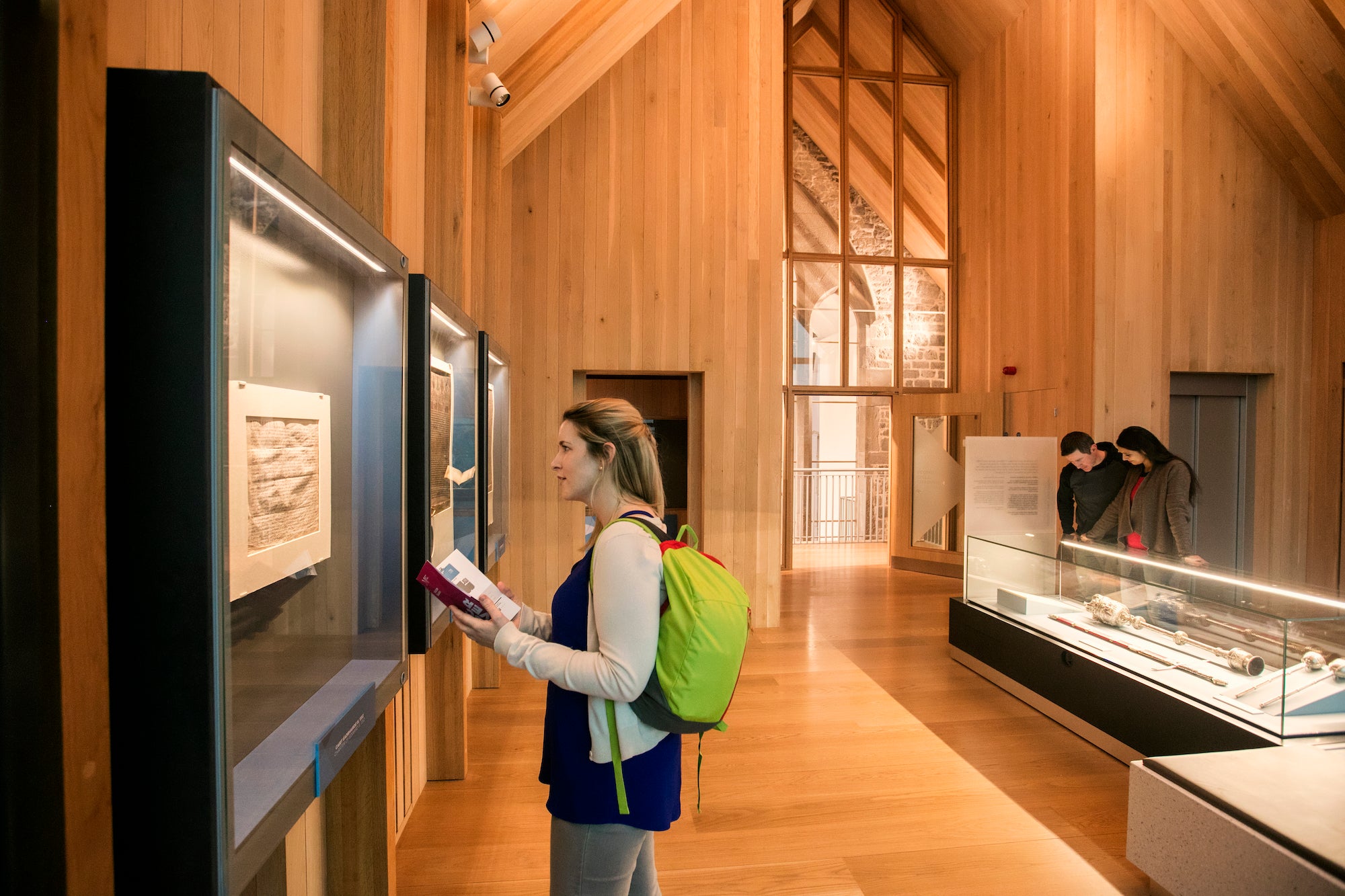 People in the Medieval Mile Museum in Kilkenny city