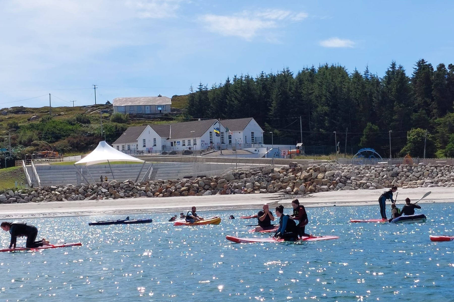 Stand-up paddle boarding with Cumann na mBád