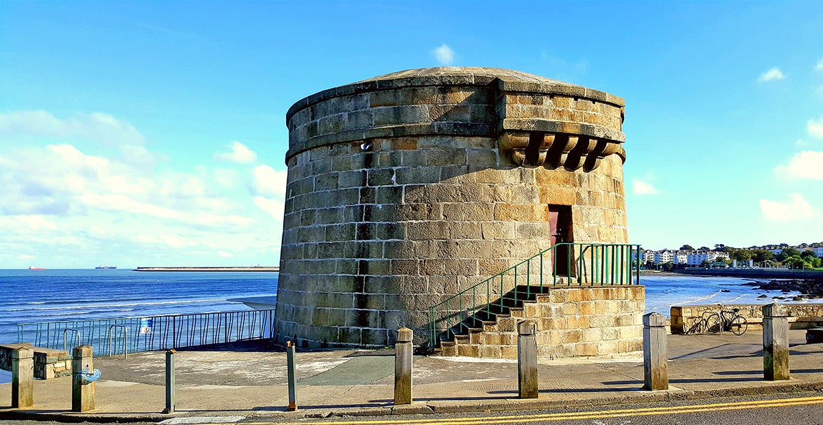 The Martello Tower at Seapoint in Monkstown, Co Dublin