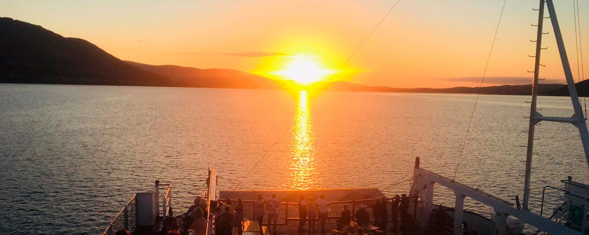sunset cruise carlingford