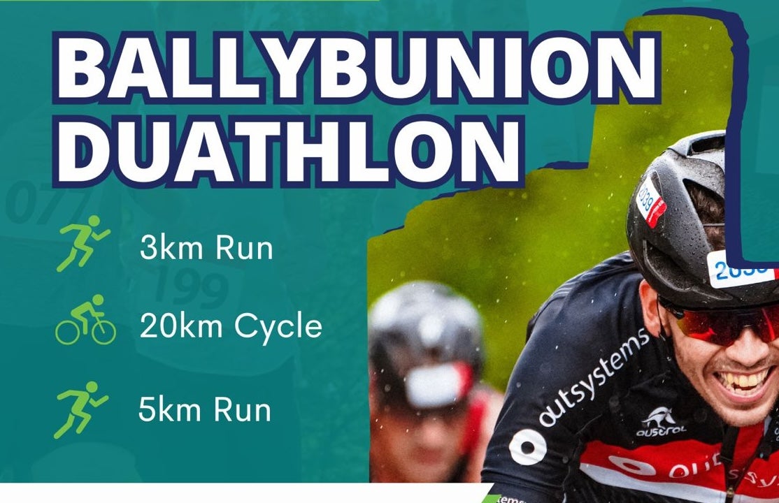 Official event poster for Duathlon 2026