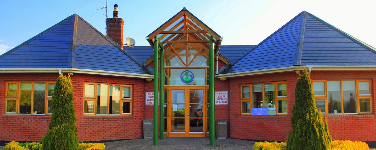 The clubhouse entrance at Edenderry Golf Club