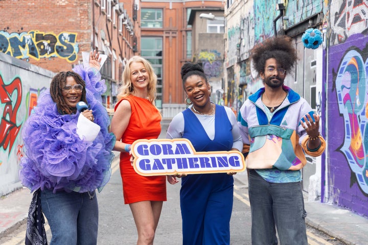 From left to right Oyindamola Animashaun, Mairéad Nic Gabhann Coimisiún na Meán, Dr Mamobo Ogoro (GORM CEO / Founder) and Marcello Fidelis.