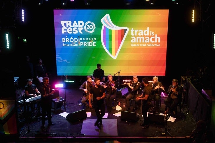 Dublin Pride Géili with Trad is Amach