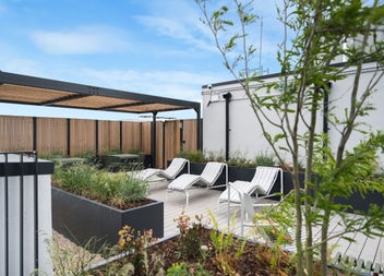 Outside seating area 