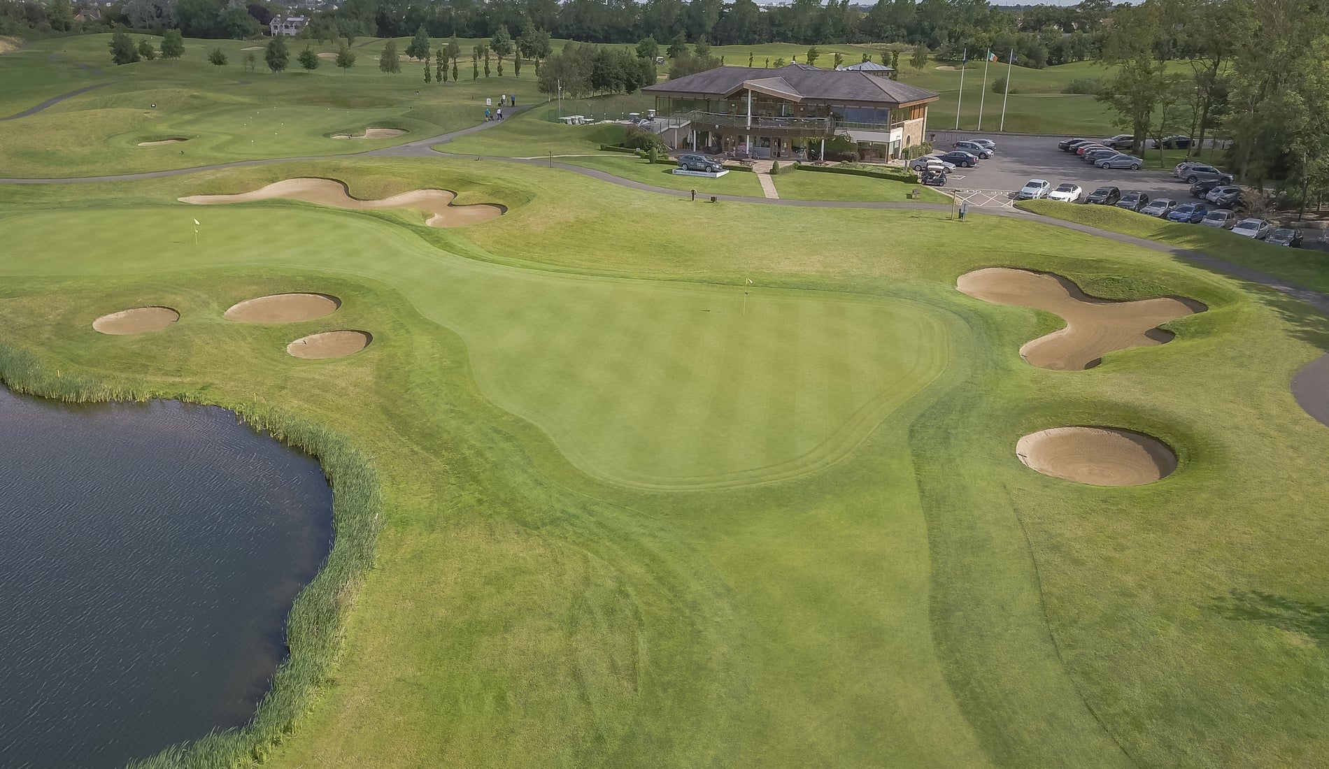 View over the ninth hole at Castleknock Golf Club