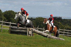 Cross-country fun at Deane's Equestrian Centre