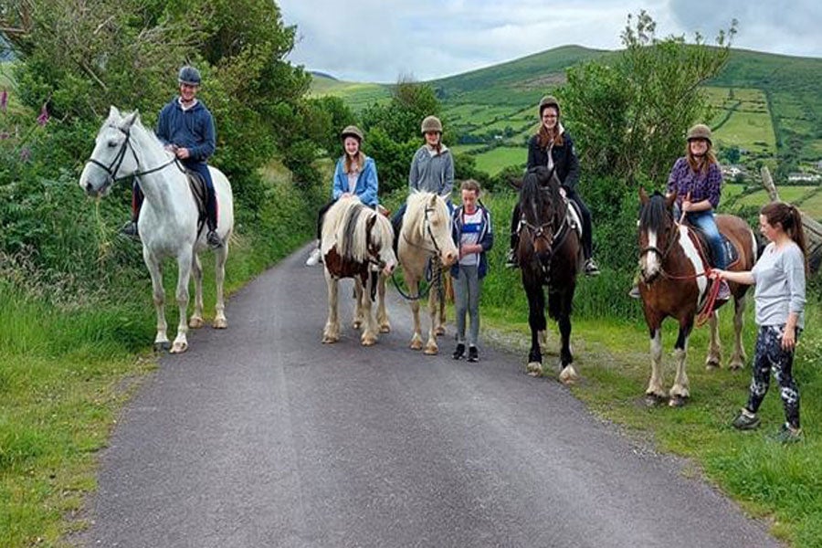 Horse riding at West Kerry Trekking Camp County Kerry