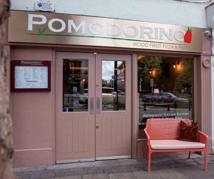 Exterior of an Italian restaurant