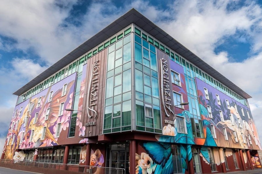 Exterior view of the hotel