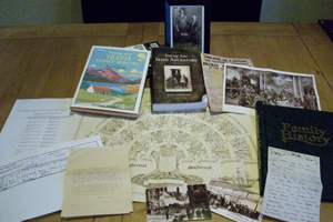 Hibernia Roots work display