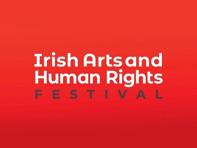 Logo for the Arts and Human Rights Festival