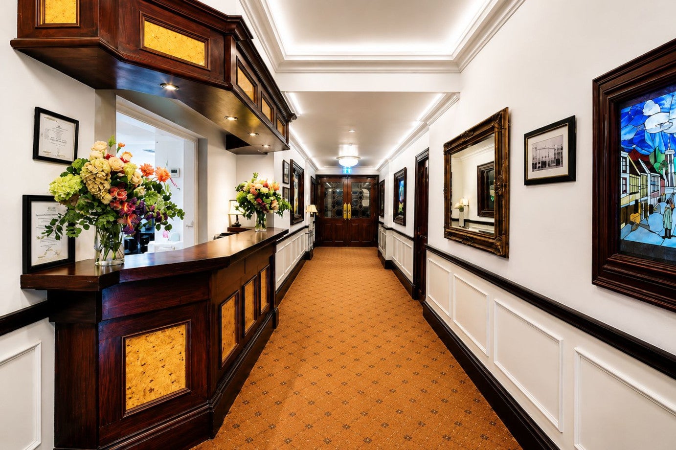 Reception area