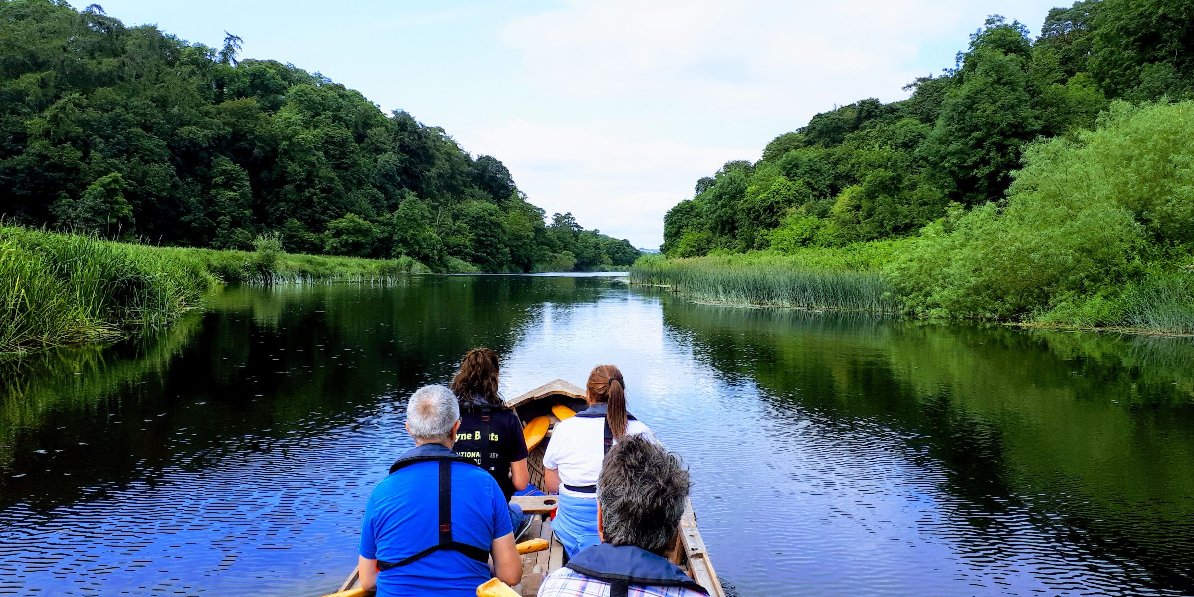 Image of people on a boat in County Meath