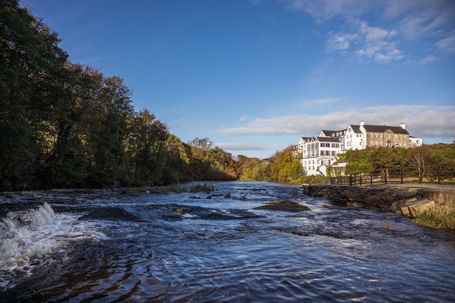 apartments situated by the river