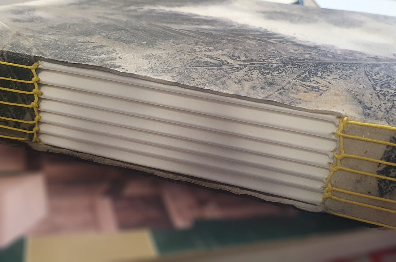 Buttonhole stitch bookbinding