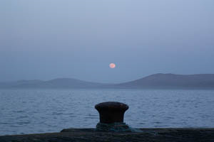 Image of sunset from Doonen Pier