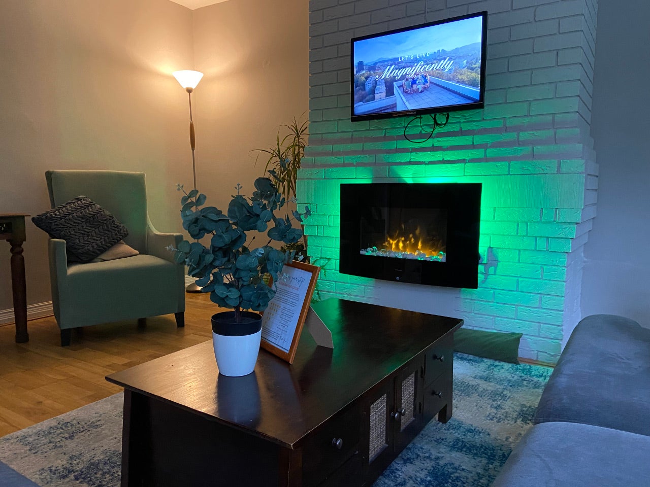 Living room with sofa