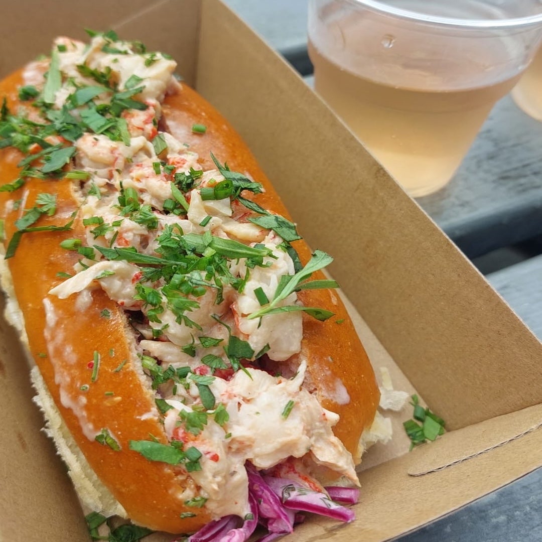A lobster roll from the Dalkey Lobster Festival in Co Dublin