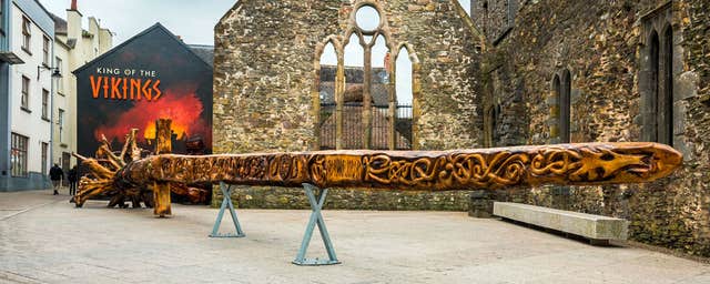 Viking Long Boat and Dragon Slayer Sword