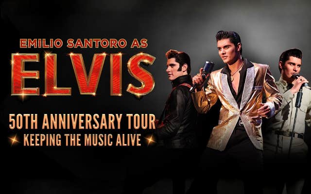 Emilio Santoro as ELVIS 50th Anniversary