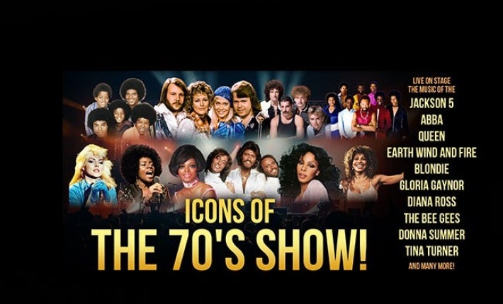 Icons of the 70's Show, high energy concert