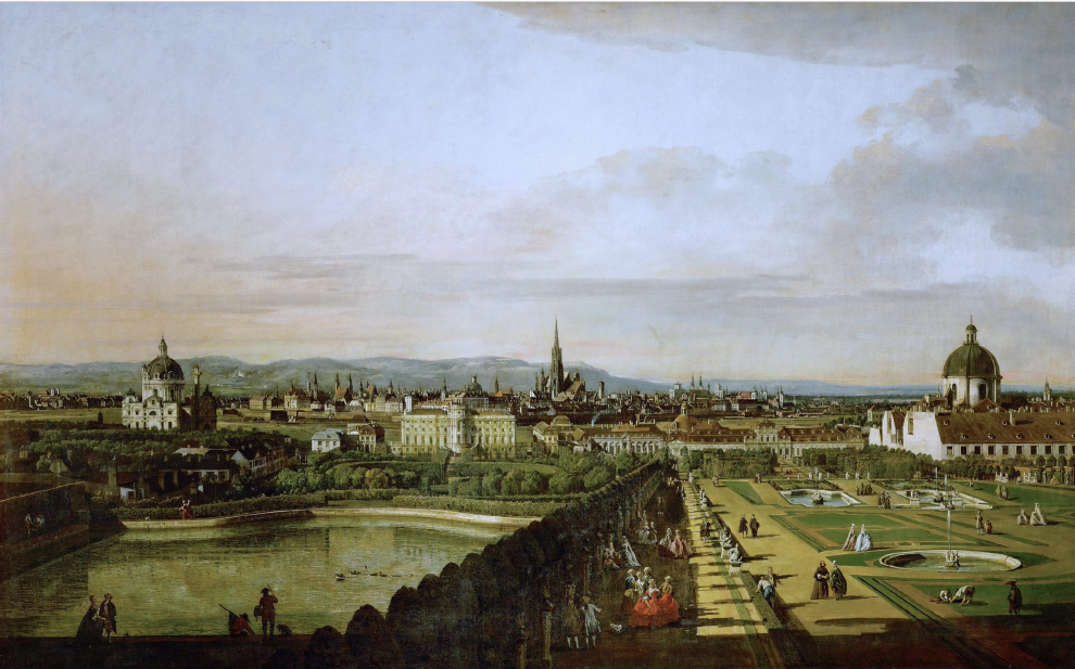 A painting of Renaissance era Vienna.