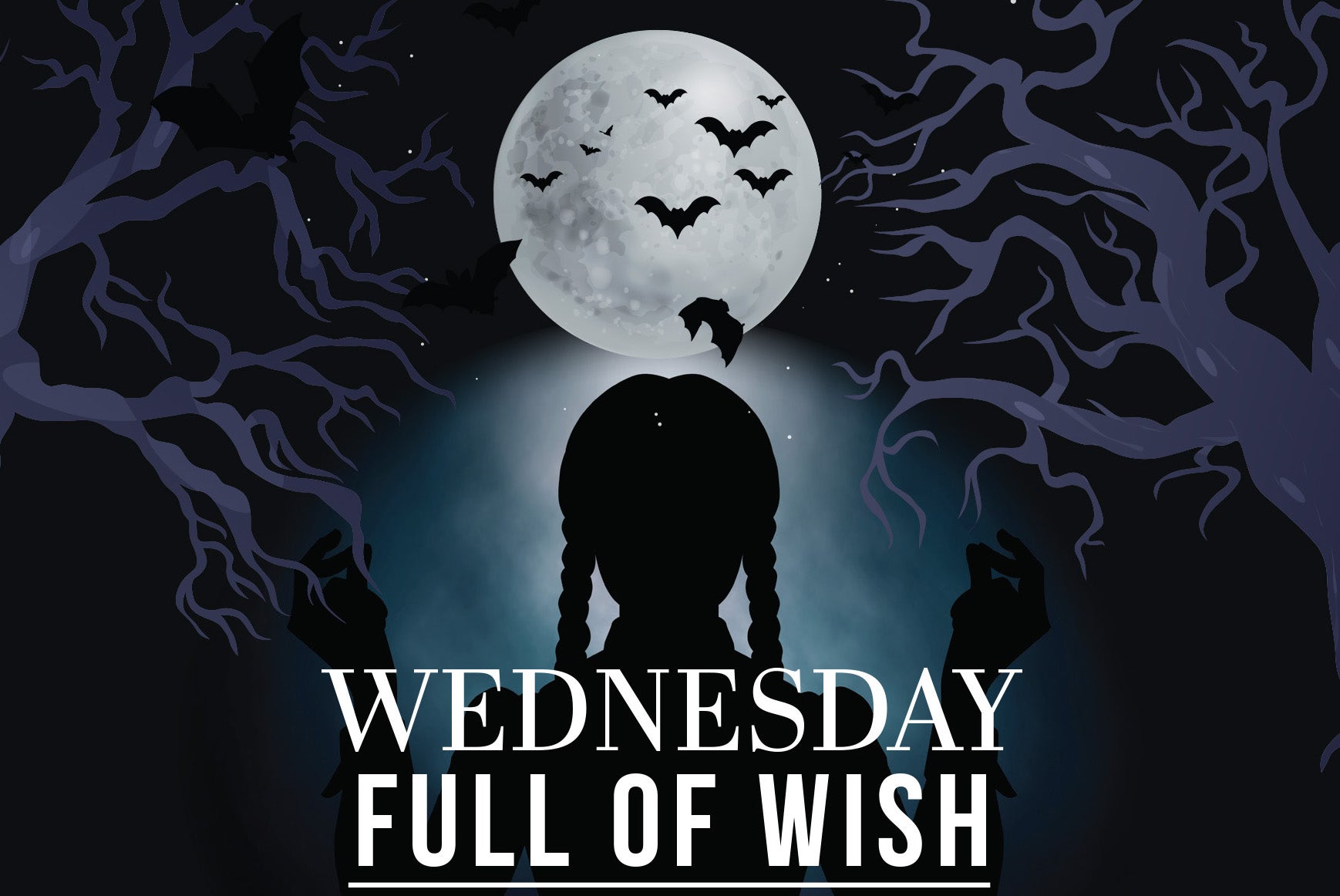 Powerscourt’s Wednesday Full of Wish Halloween fundraiser takes place on 29 Oct 2025. Dress in your best Wednesday or Halloween costume — all proceeds go to Make-A-Wish Foundation Ireland.