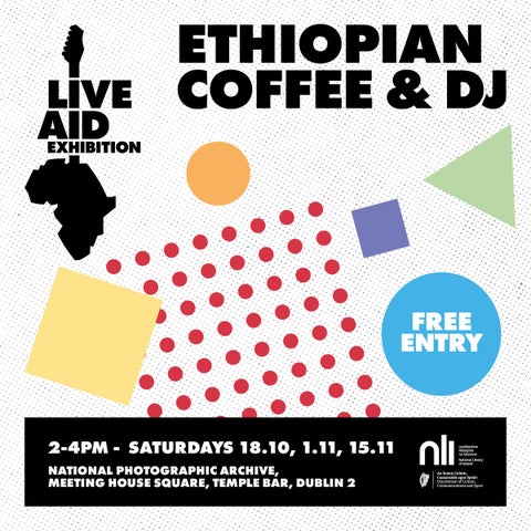 Coffee & Tunes at the Live Aid Exhibition