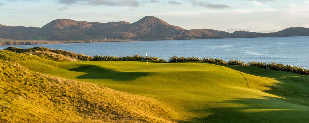 A view from Waterville Golf Links overlooking Ballinskelligs Bay in County Kerry