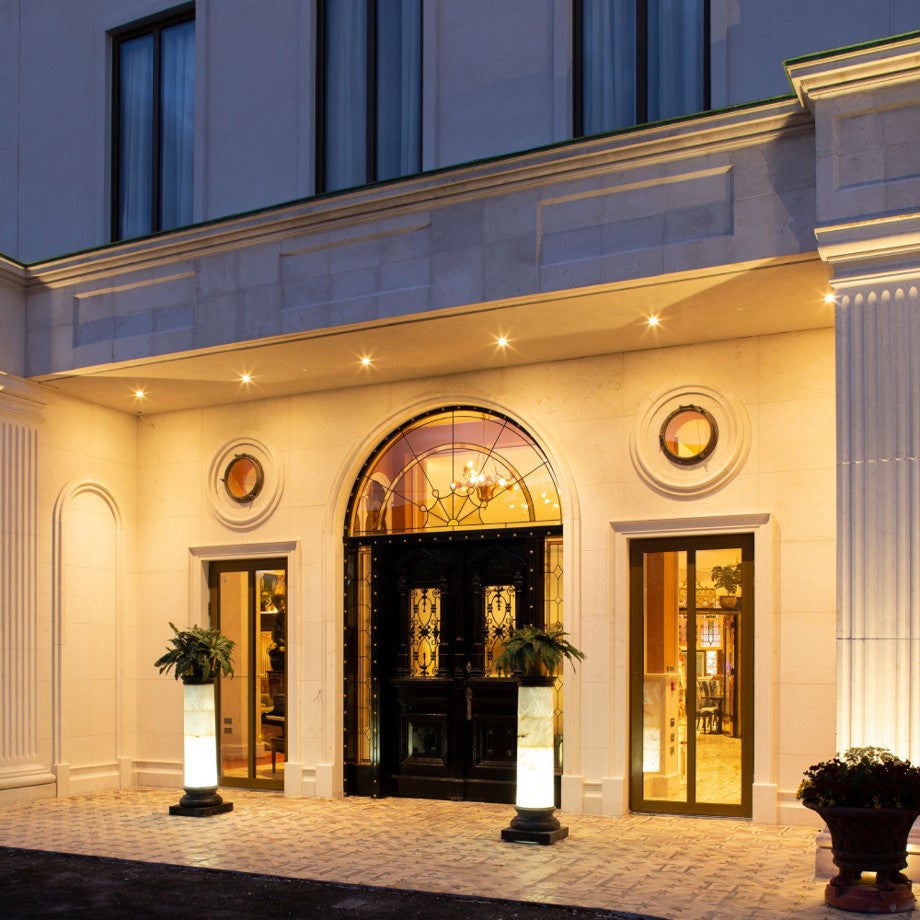 Front view of the hotel