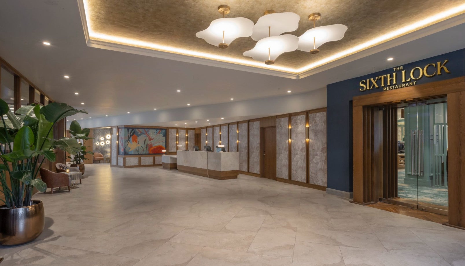 Reception area