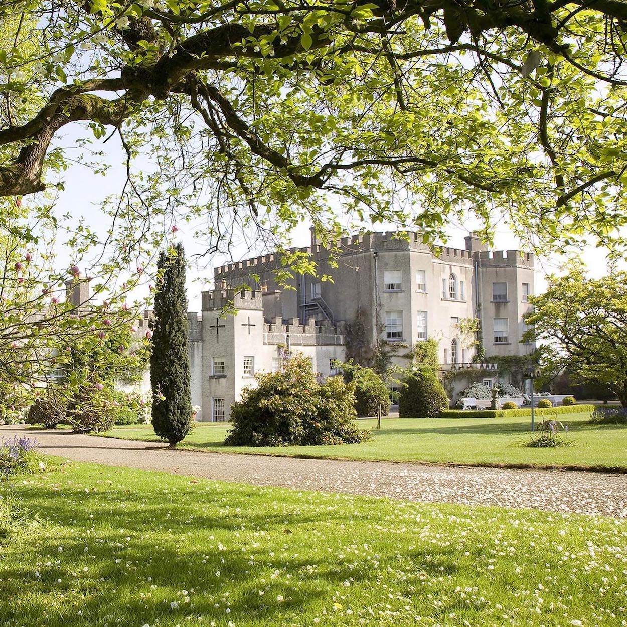 Exterior view of Glin Castle in Co Limerick