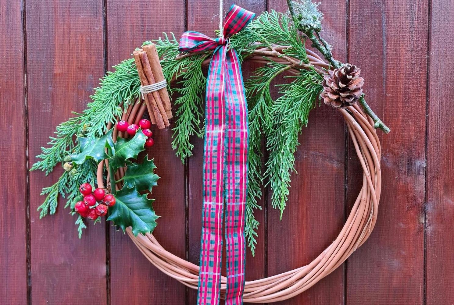 Christmas Willow Wreath 3
