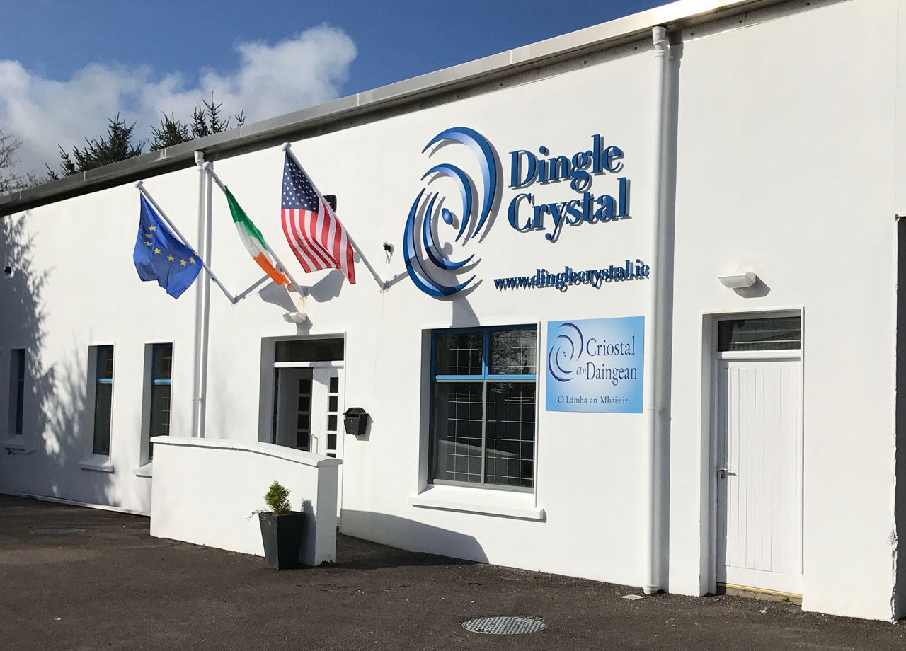 Dingle Crystal workshop outside view