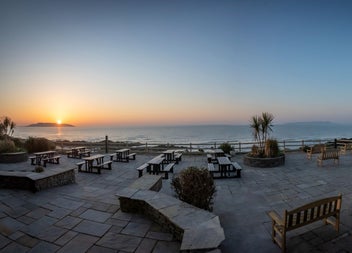 Outside seating area 
