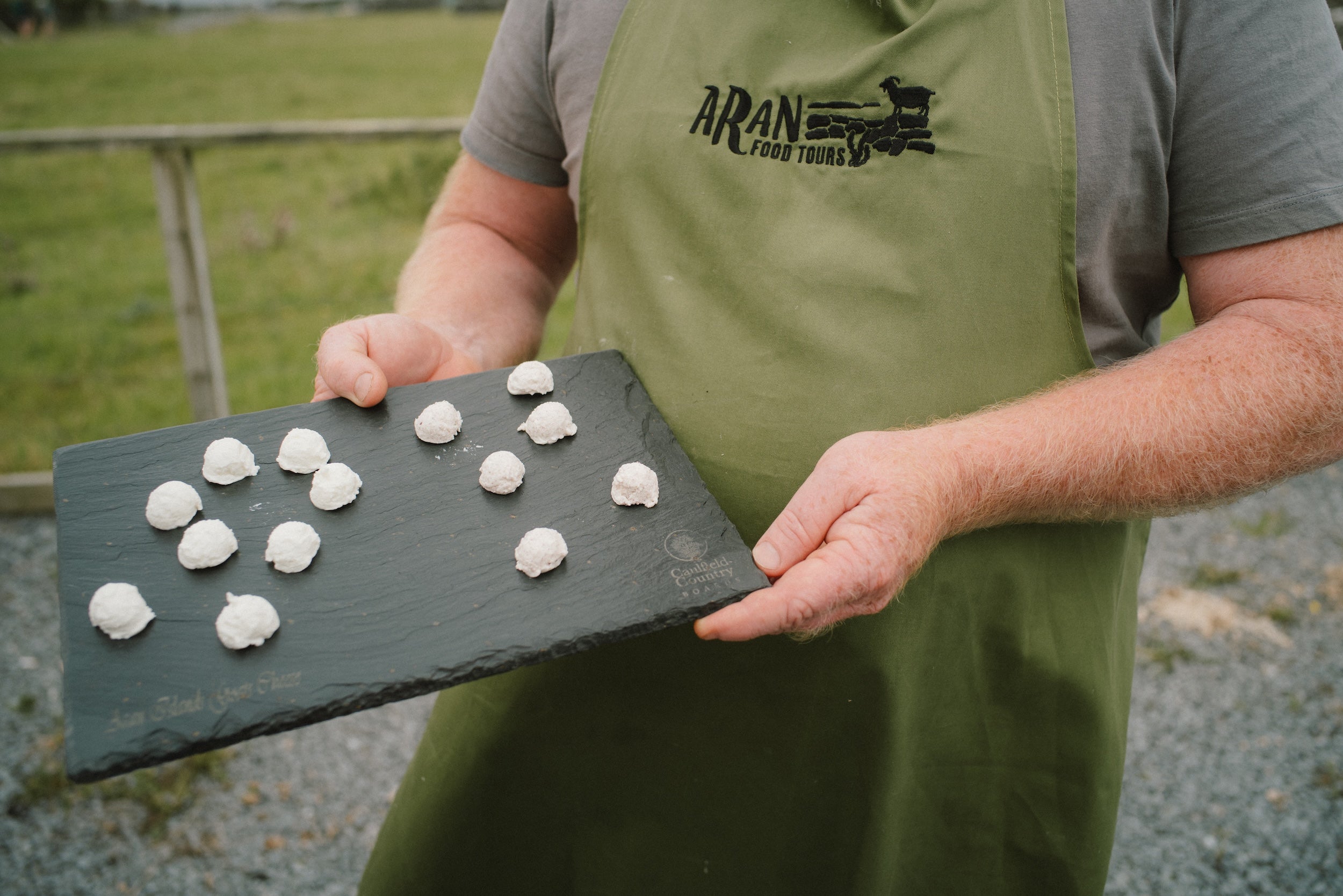 Goat's cheese from Aran Islands Goat’s Cheese in Connemara