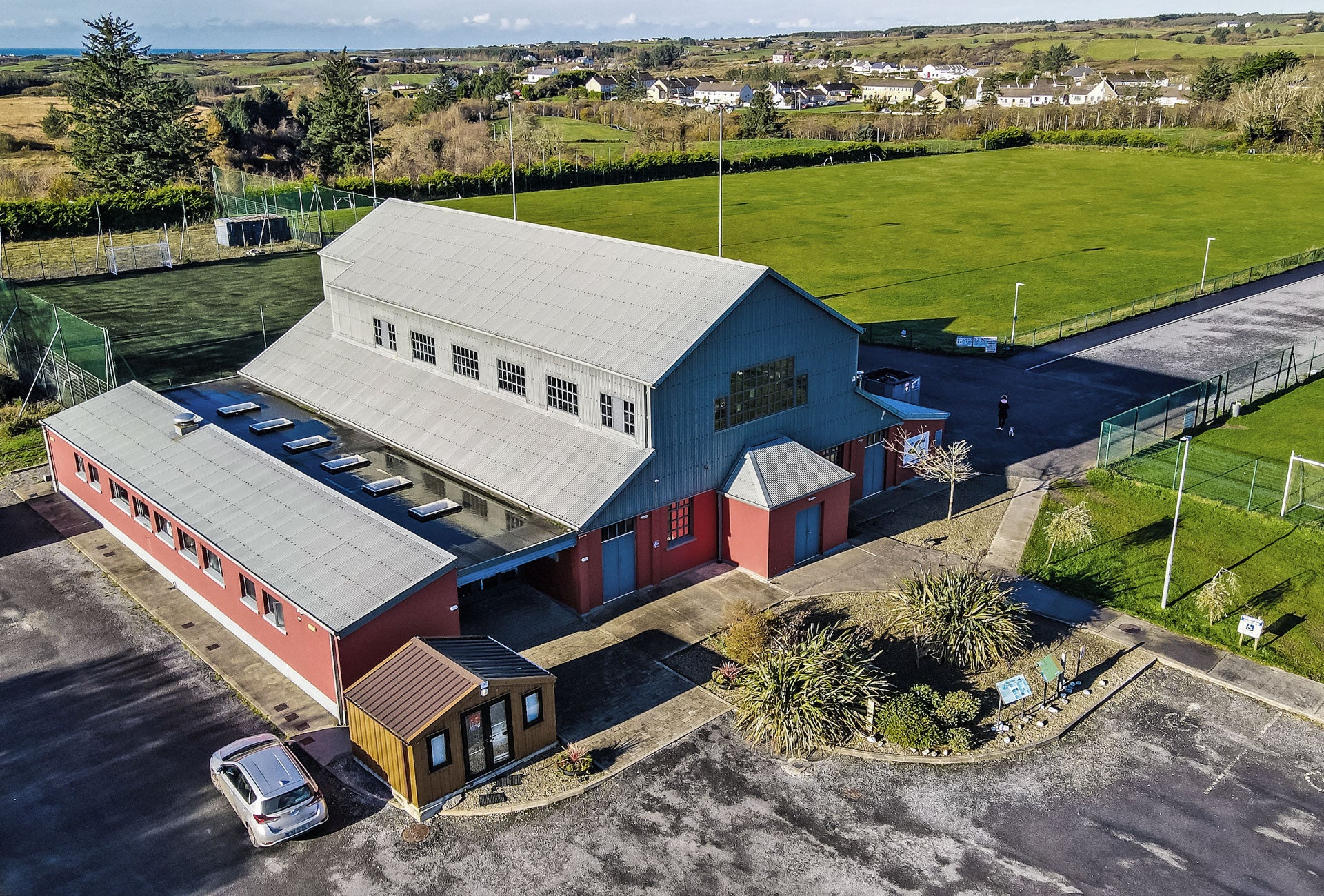 Lisdoonvarna Spa Wells Heritage Centre aerial view