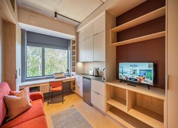 Living room with seating