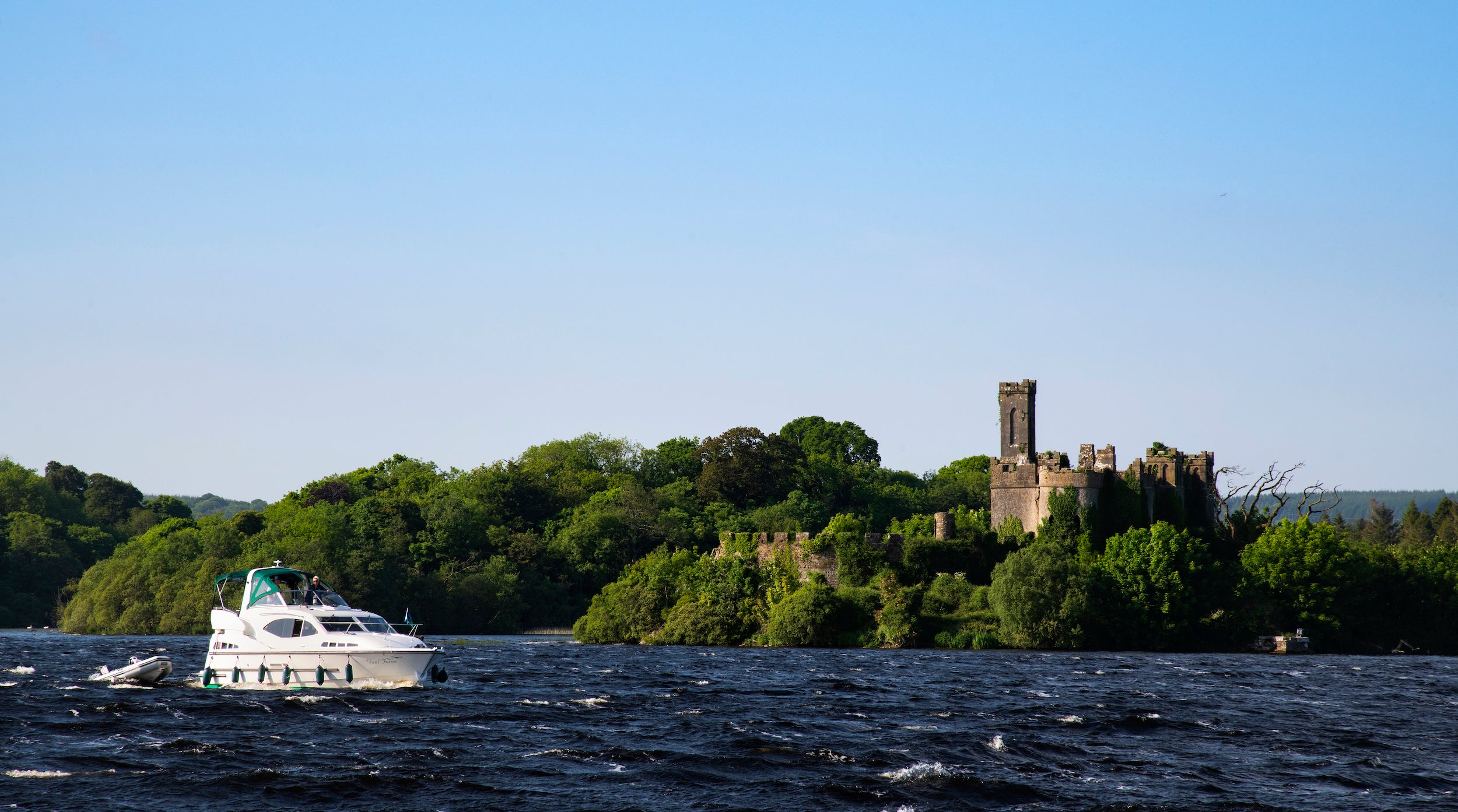 A boat in Lough Key, Co Roscommon