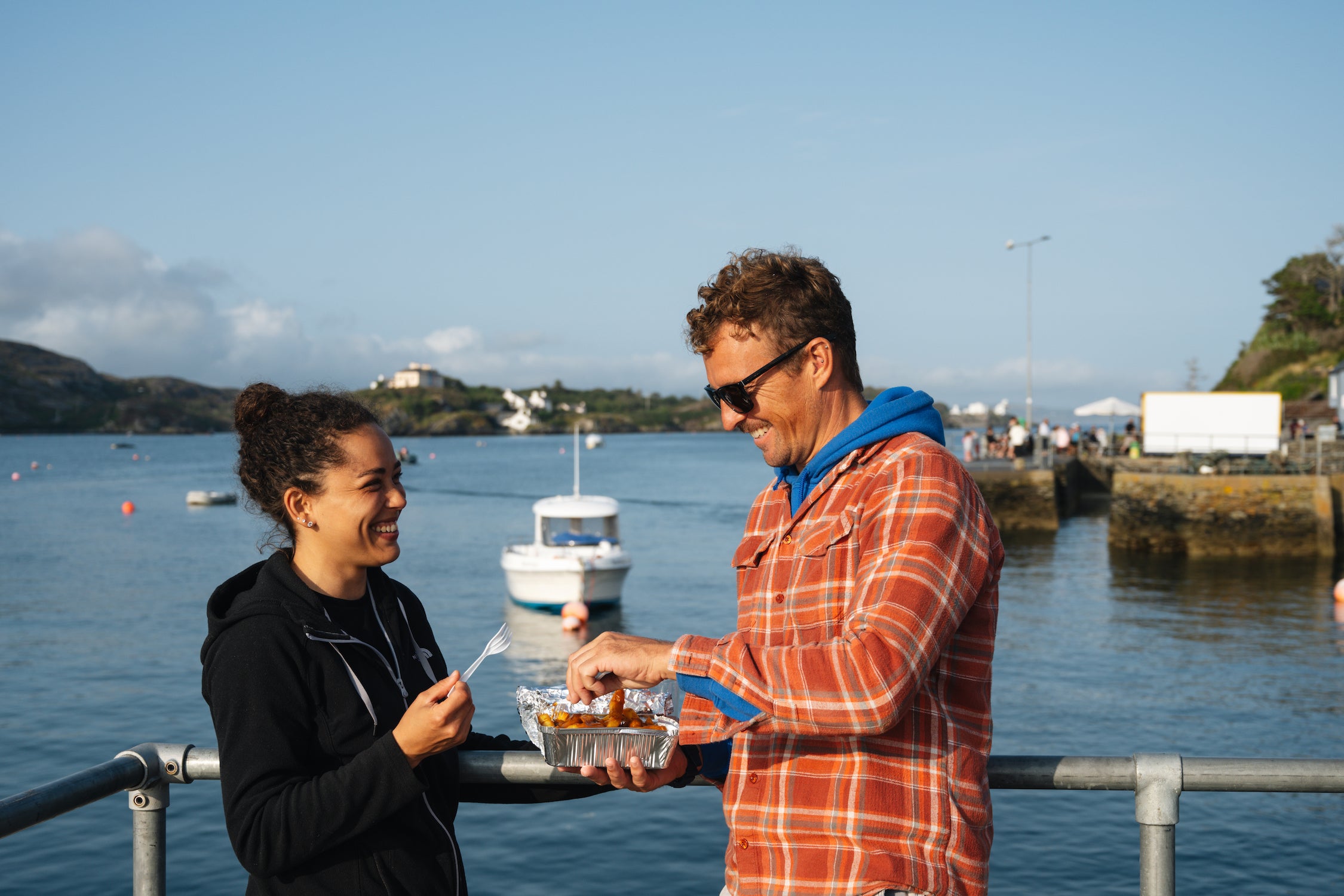 A couple eating in Co Cork