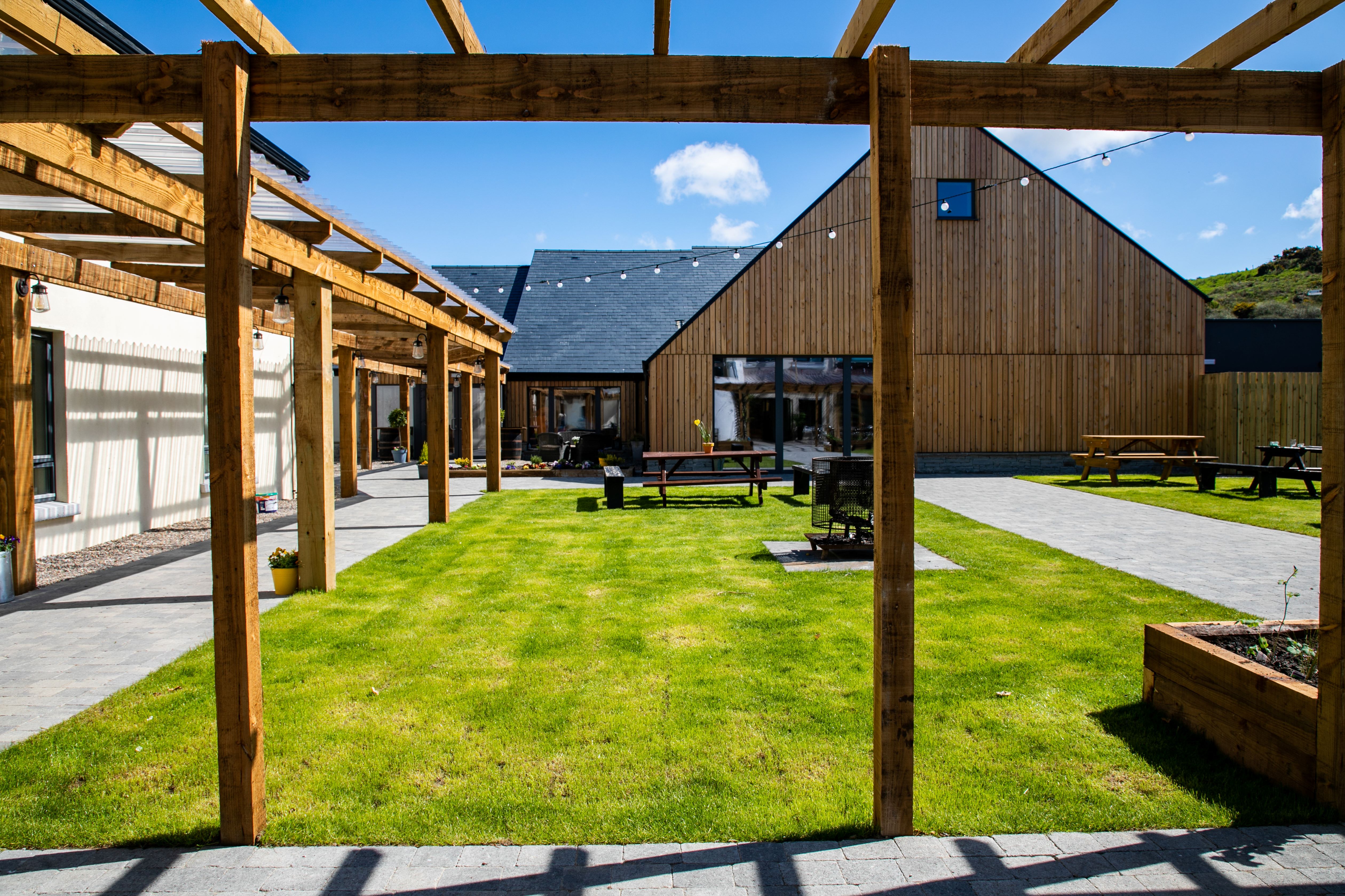 The barn at Hotel Doolin in County Clare