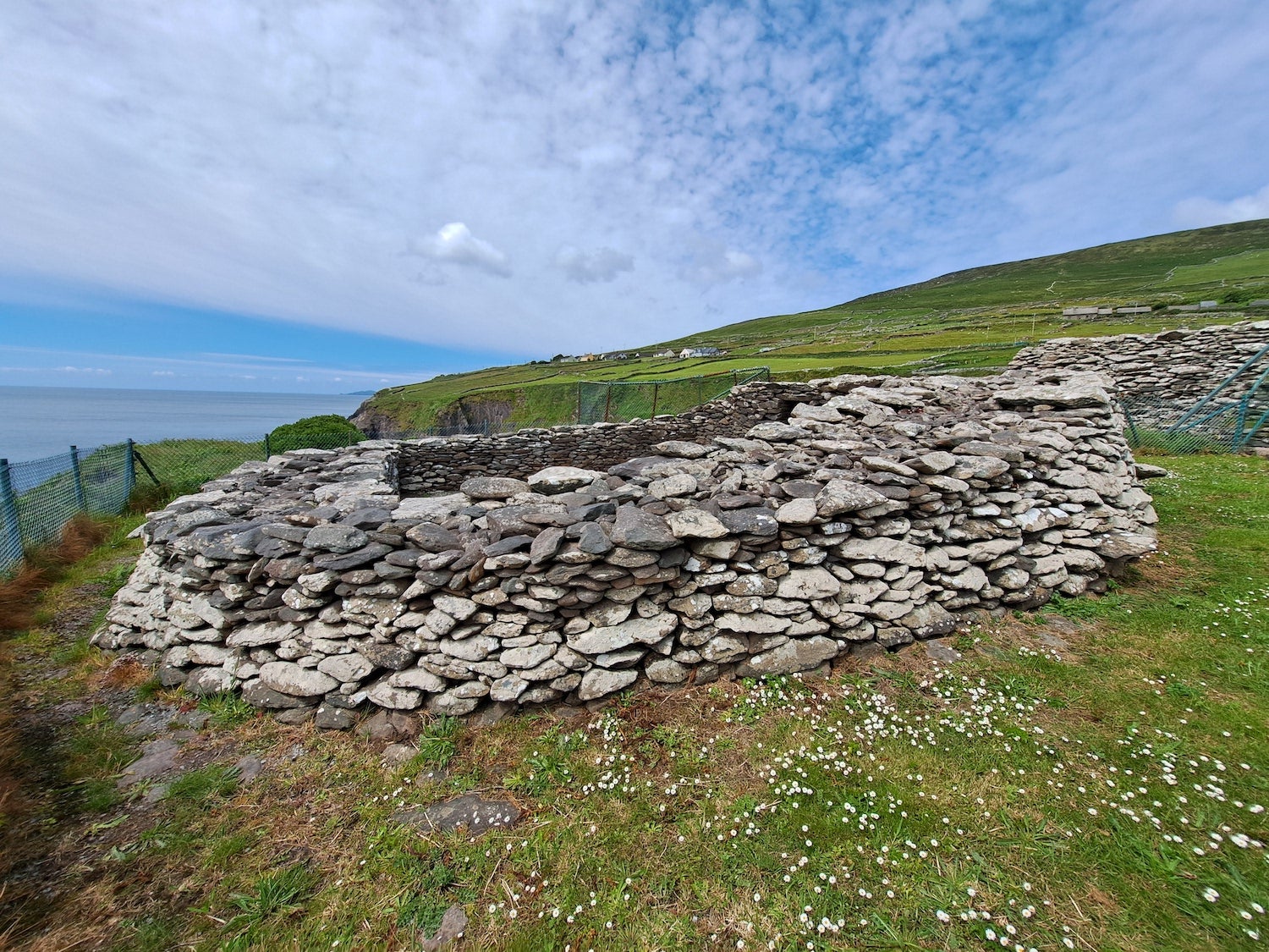 Get a close-up of Dún Beag Fort.