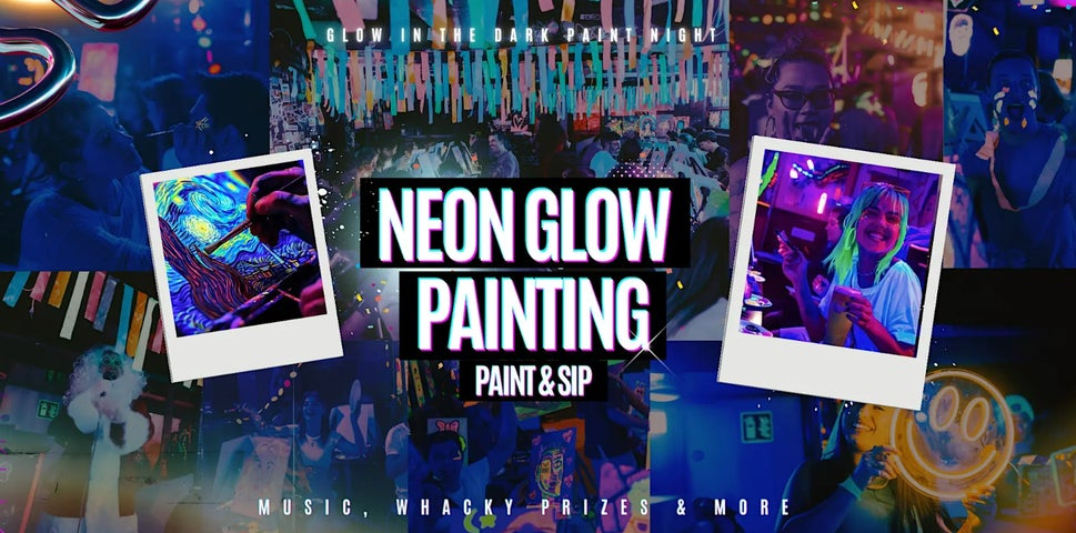 Neon Painting | Cherry Blossoms