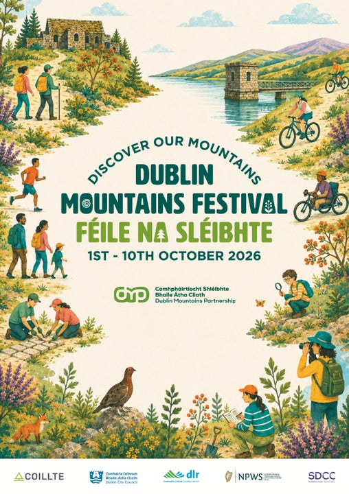 Discover the Dublin Mountains through guided walks and tours that explore this amazing landscape and join us for fun filled activities at our Community Day in Glencullen.