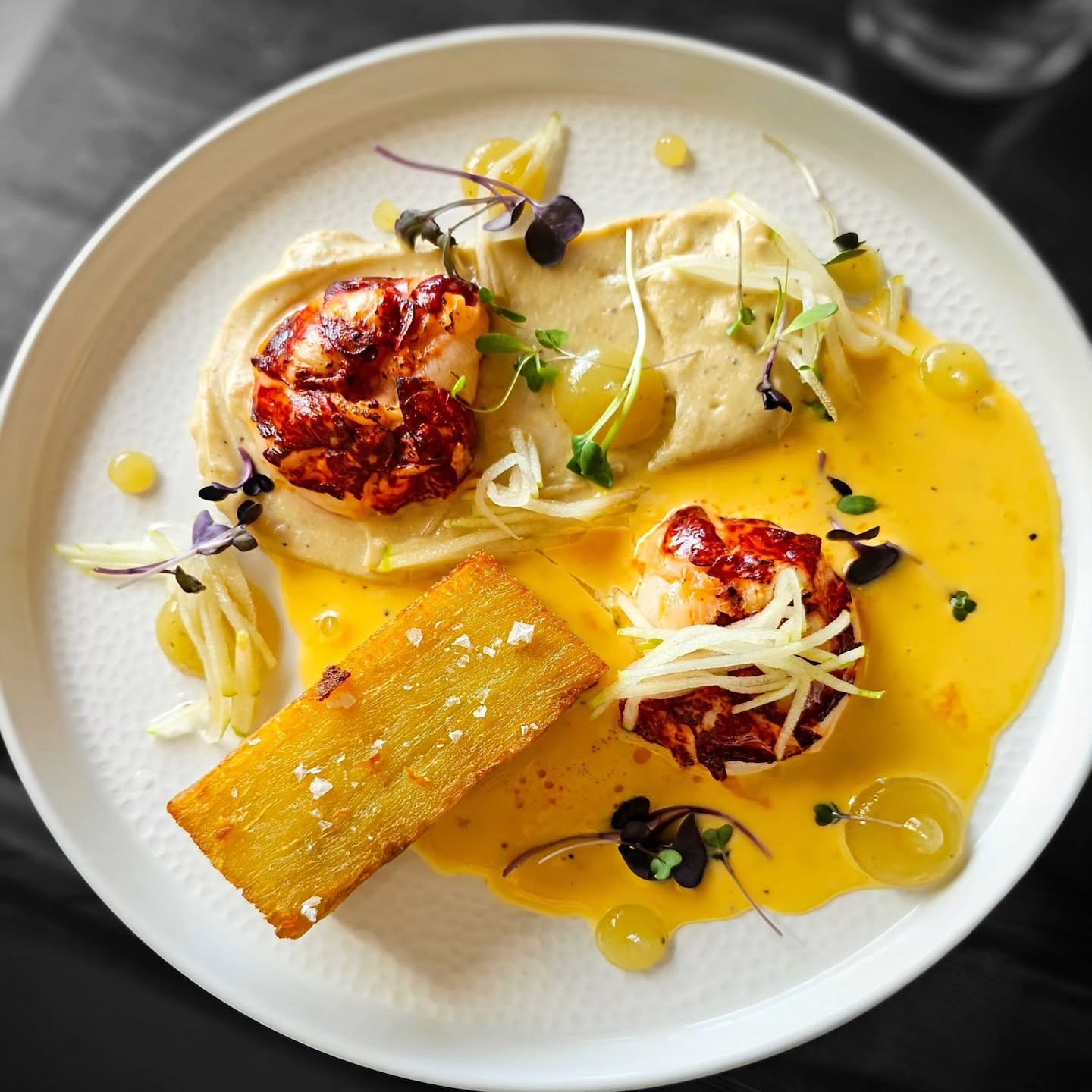 A meal from Éalú at the Stonehouse in Dingle, Co Kerry